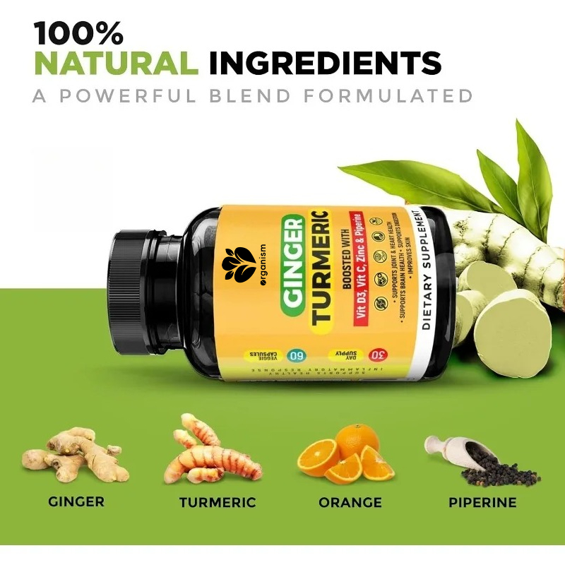 مكملات الكركم والبيبرين وفيتام - مراجعة Turmeric Curcumin Capsule وسعره